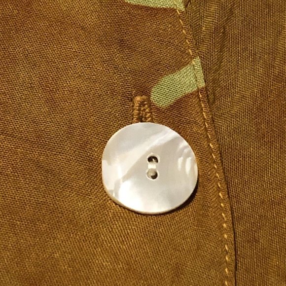 Vintage Rayon Ruby’s Moods Resort Wear Sleeveless button Up Maxi Dress Med/Large - Picture 6 of 14